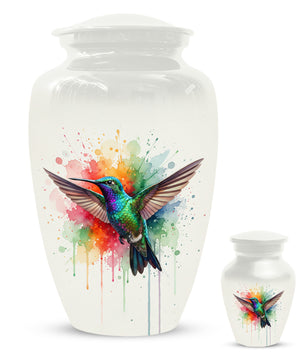 Humming Bird Urn for Human Ashes | Hummingbird Adult Cremation Urn – Beautiful Memorial Urn for Adults