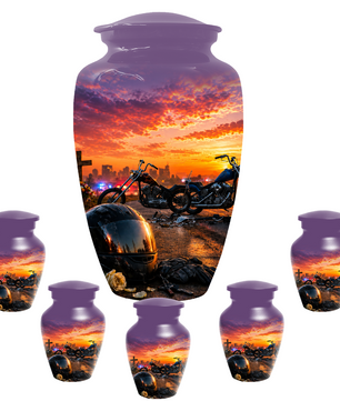 Motorcycle Cremation Urn for Men | Custom Memorial Urns for Ashes