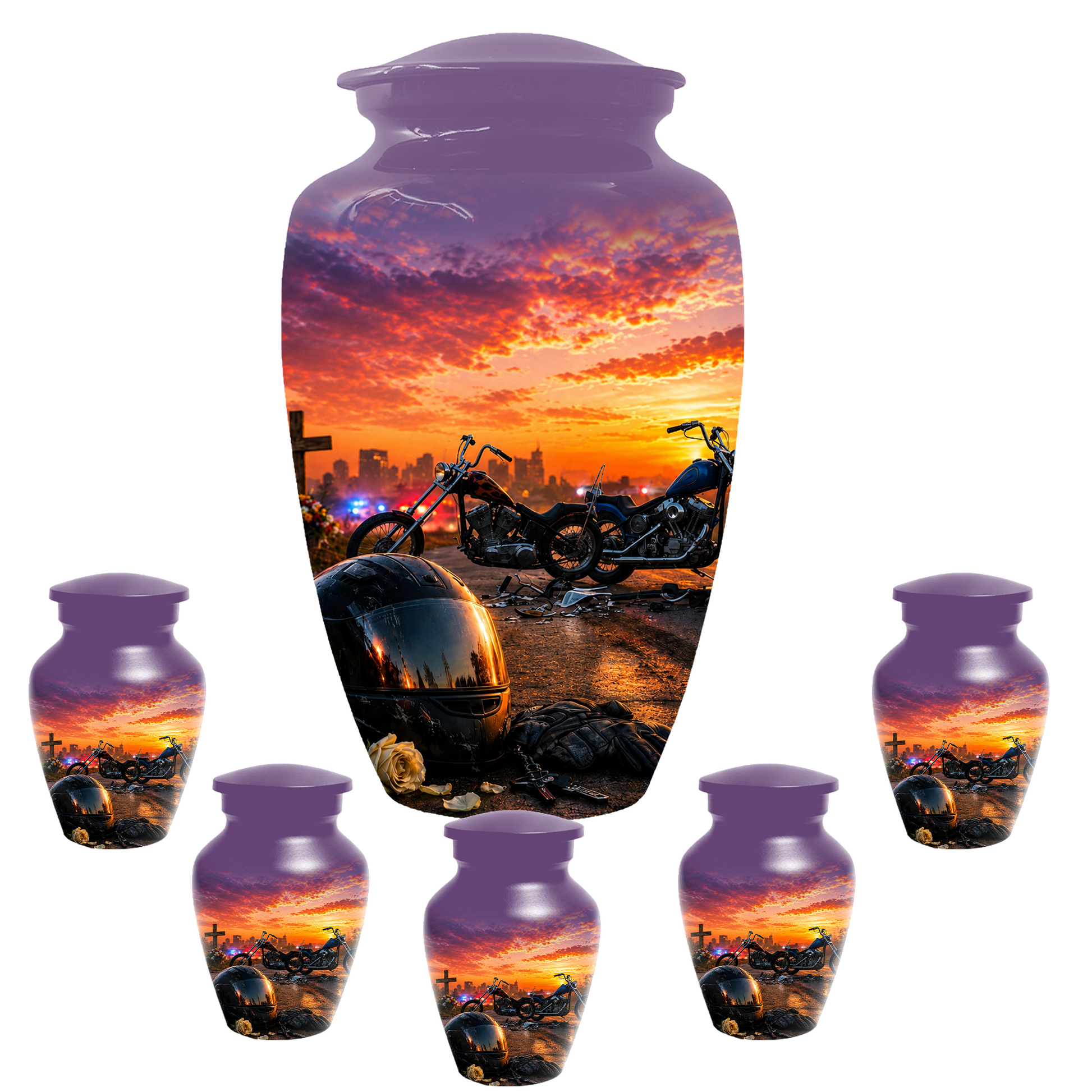 Motorcycle Cremation Urn for Men | Custom Memorial Urns for Ashes