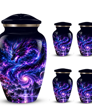Dragon Cremation Urn for Ashes | Personalized Dragon Memorial Urn | Fantasy Dragon Adult Urn