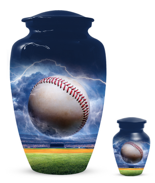 Baseball Urn for Ashes, Custom Baseball Cremation Urn