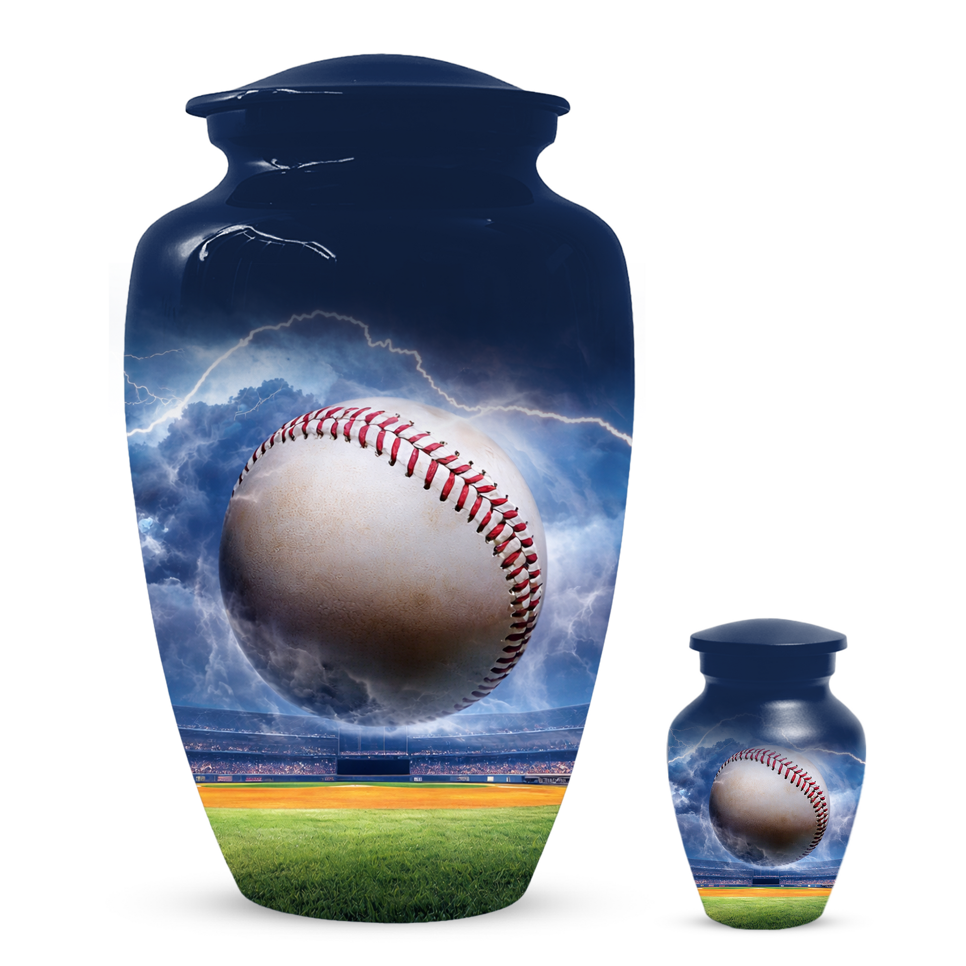 Baseball Urn for Ashes, Custom Baseball Cremation Urn