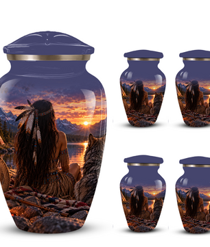 Adult Cremation Urn for Ashes | Personalized Adult Urn | Handmade Memorial Urn
