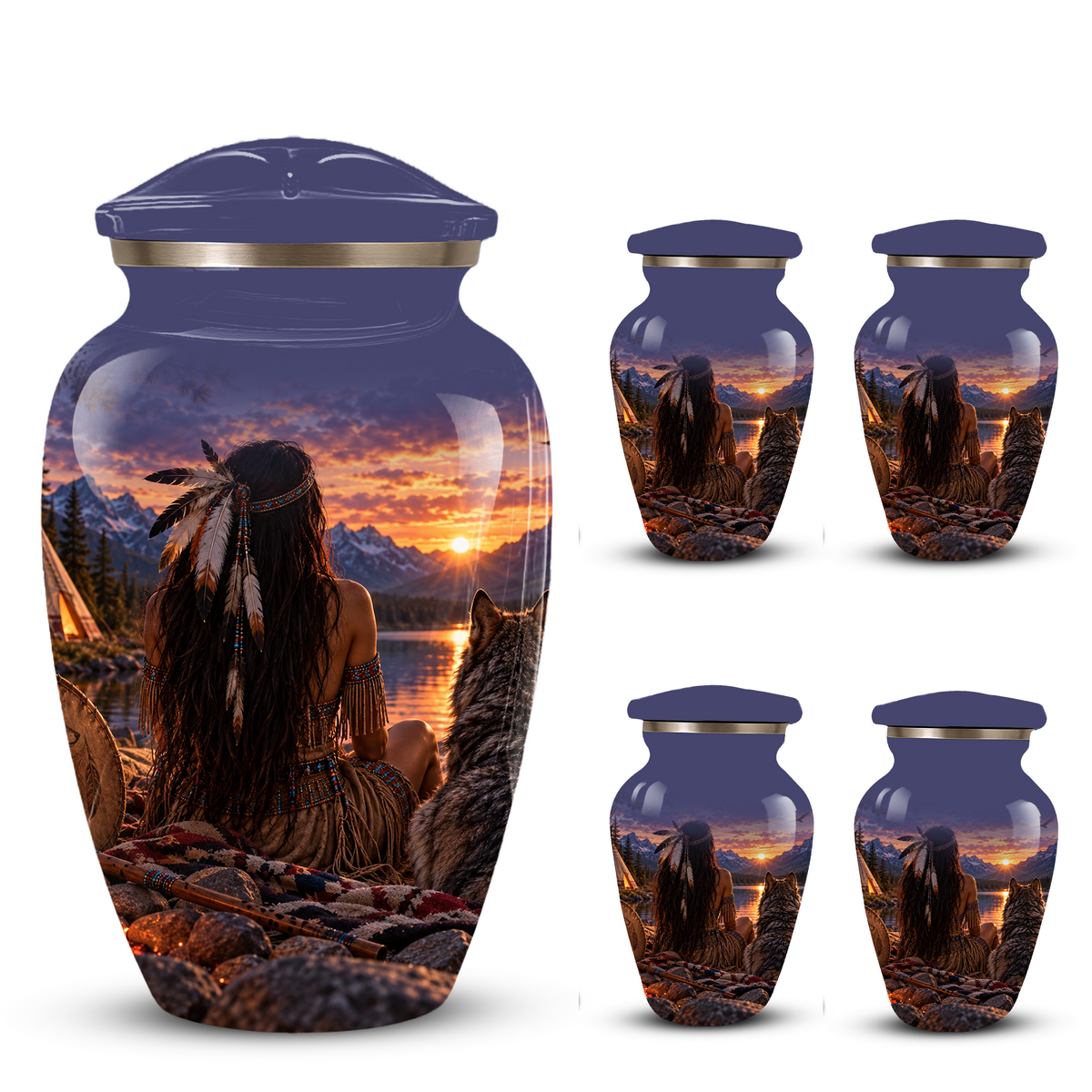 Adult Cremation Urn for Ashes | Personalized Adult Urn | Handmade Memorial Urn