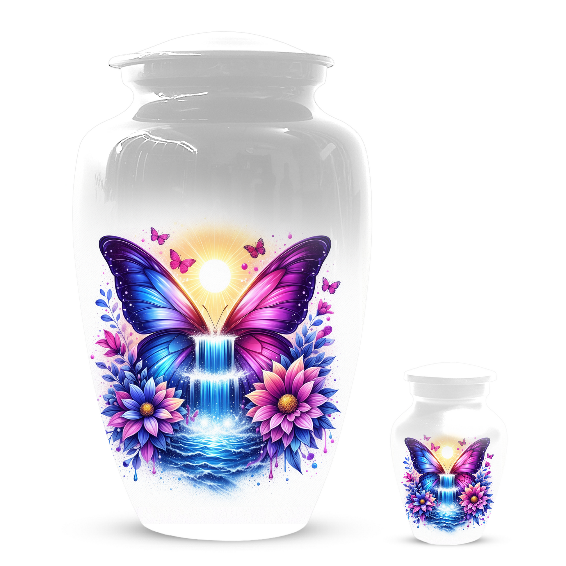 Butterfly Urn for Ashes | Custom Butterfly Cremation Urn for Human Ashes