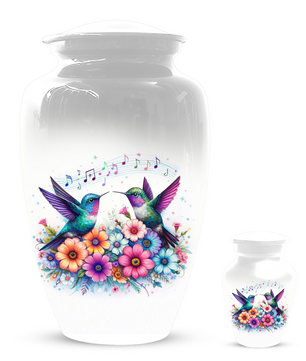 Personalized Hummingbird Cremation Urn for Human Ashes | Custom Adult Urn