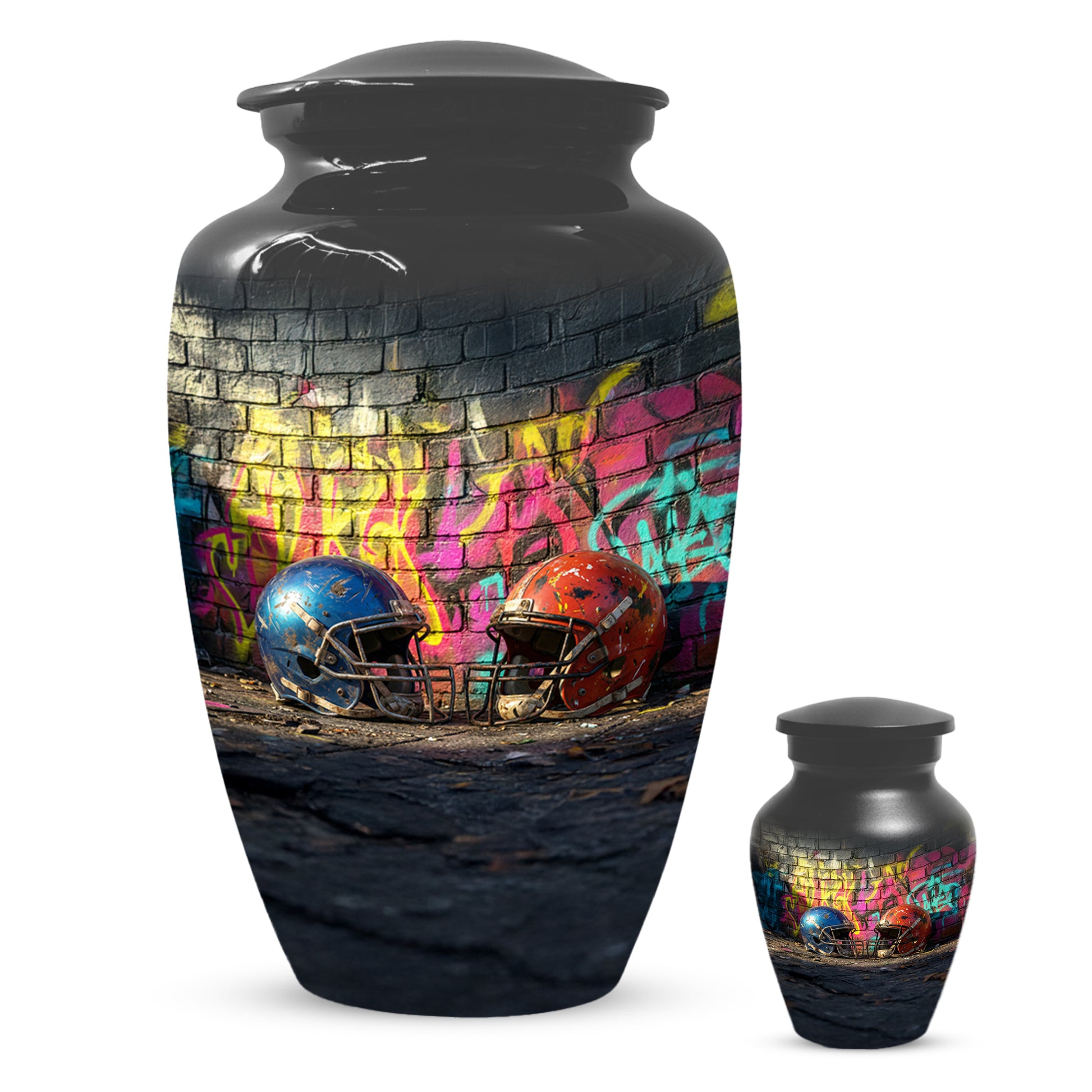 Football Helmet Urn for Dad – Custom Sports Cremation Urn for Ashes