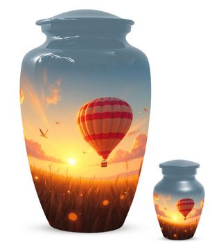 Personalized Hot Air Balloon Urn for Ashes – Custom Adult Cremation Urns for  Men & Women | Sunset Memorial  Keepsake