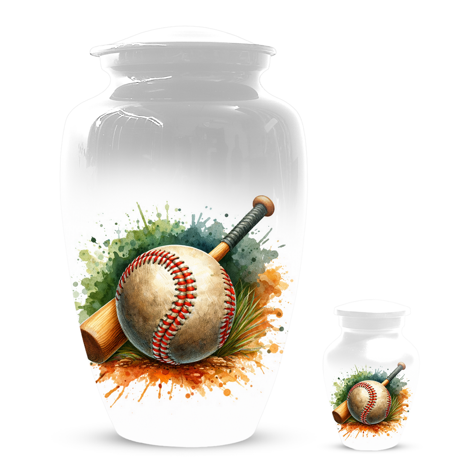 Baseball Urn for Ashes, Baseball Bat Cremation Urn