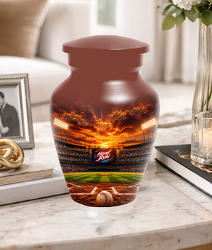 Baseball Memorial Urn for Dad - Personalized Cremation Urns for Ashes