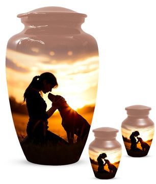 Dog Memorial Cremation Urn for Mom - Beautiful Urns for Women