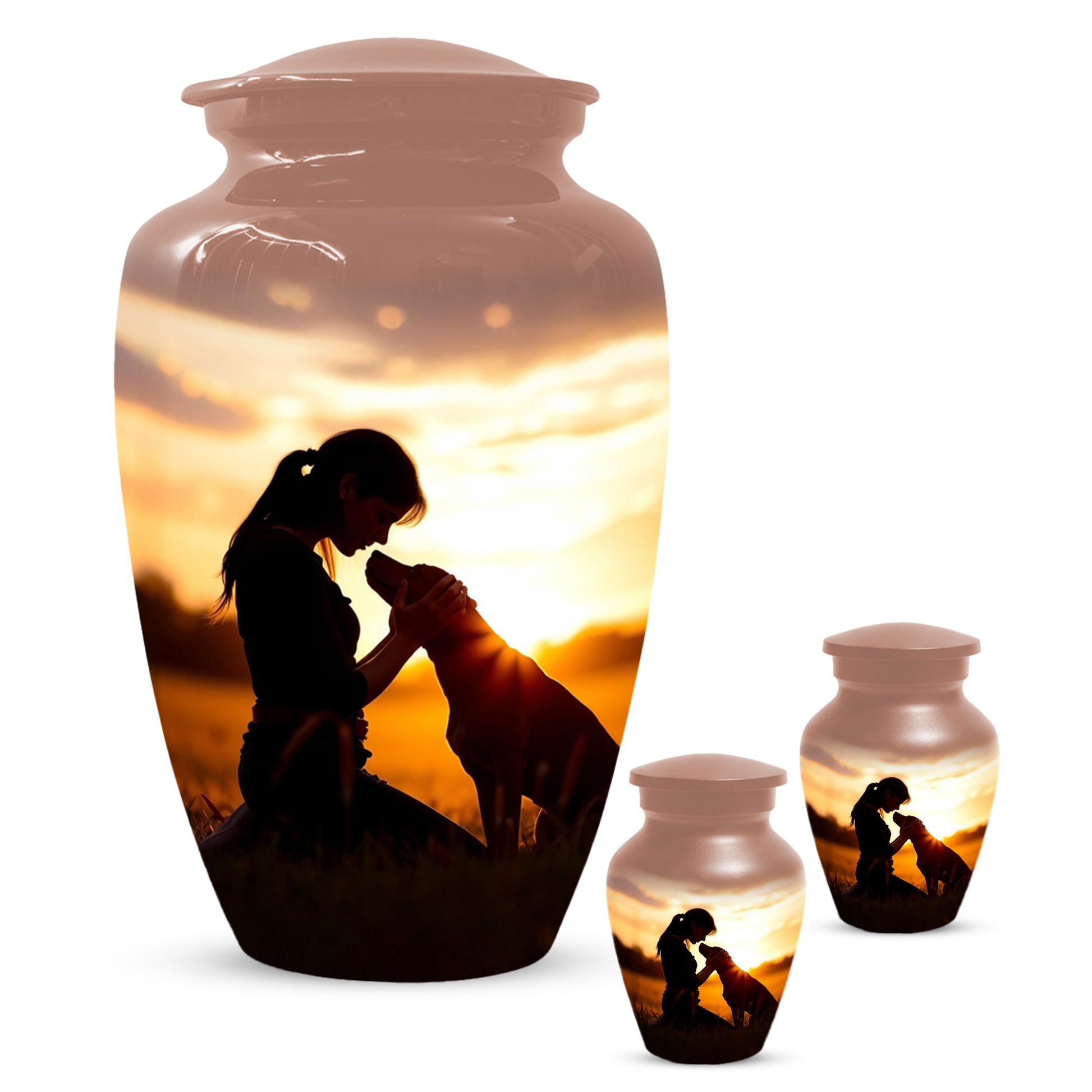 Dog Memorial Cremation Urn for Mom - Beautiful Urns for Women