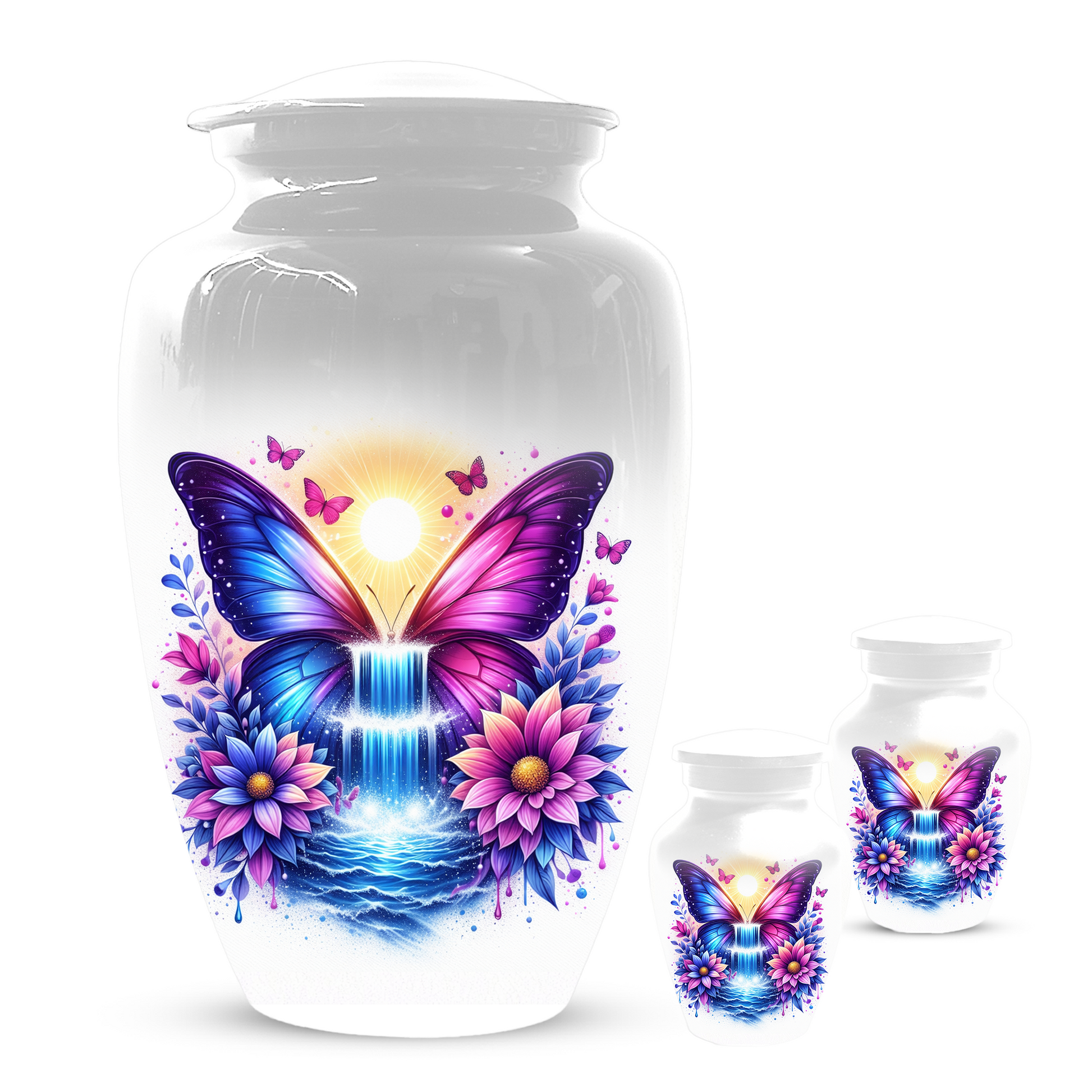 Butterfly Urn for Ashes | Custom Butterfly Cremation Urn for Human Ashes