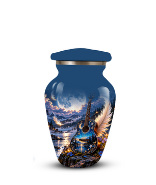 Personalized Guitar Cremation Urn for Ashes, Musical Tribute Urn for Human Ashes