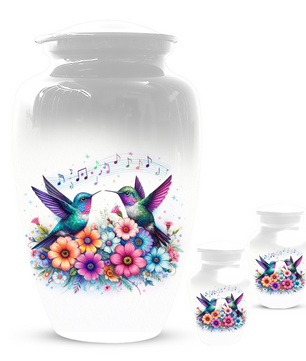 Personalized Hummingbird Cremation Urn for Human Ashes | Custom Adult Urn