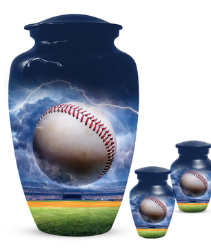 Baseball Urn for Ashes, Custom Baseball Cremation Urn