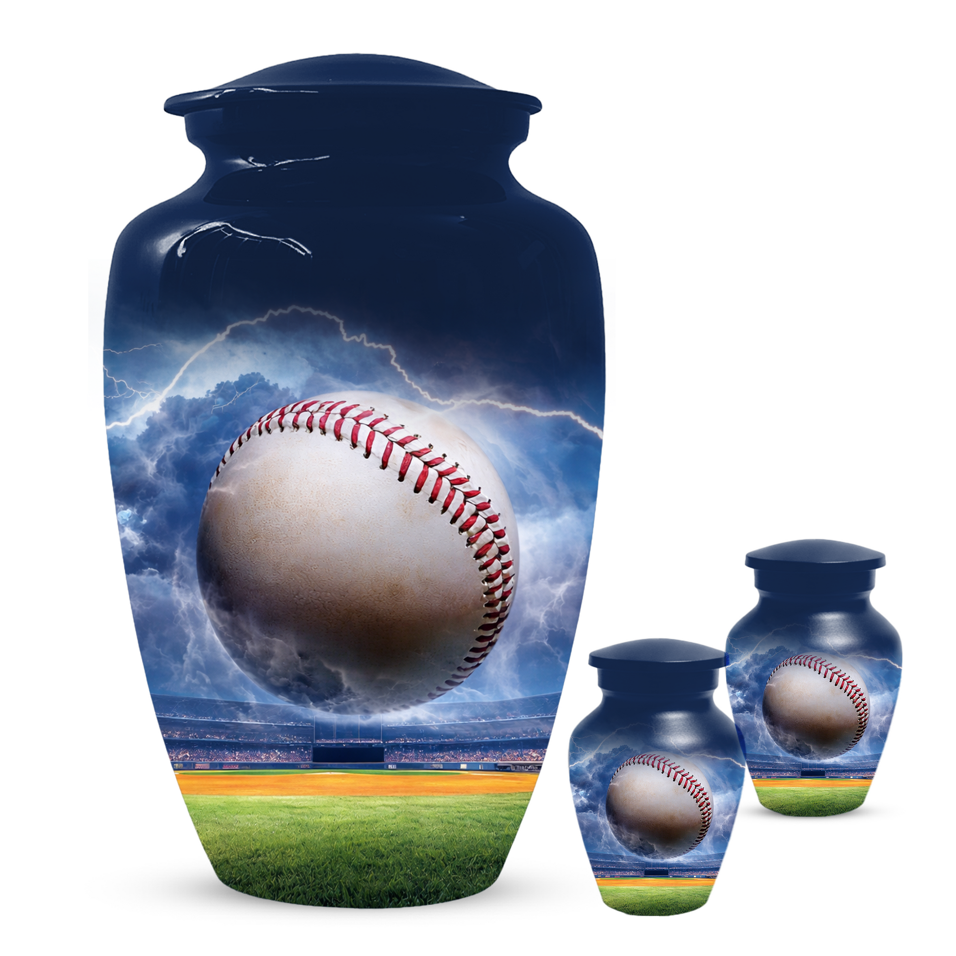 Baseball Urn for Ashes, Custom Baseball Cremation Urn