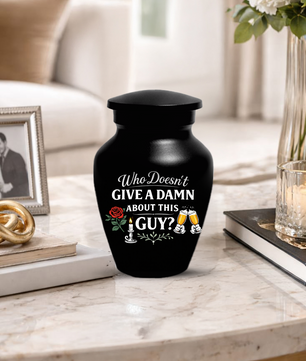 Funny Adult Urn for Ashes,  Personalized Memorial Urn for Dad