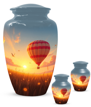 Personalized Hot Air Balloon Urn for Ashes – Custom Adult Cremation Urns for  Men & Women | Sunset Memorial  Keepsake