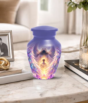 Angel Wings Urn for Ashes - Heavenly Guardian Angel Keepsake Urns