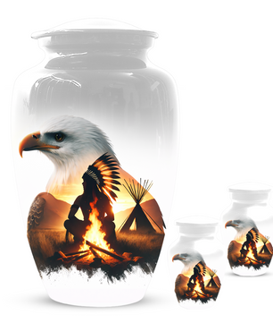 Personalized Eagle Urn for Ashes | Custom Eagle Memorial Urn