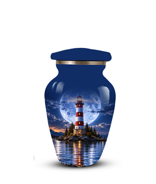 Lighthouse Adult Cremation Urn for Ashes | Ocean Memorial Urn | Personalized Adult Urn for Human Ashes
