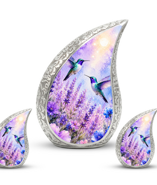 Hummingbird Urn for Adult Ashes | Beautiful Hummingbird Adult Cremation Urn