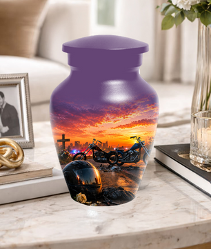 Motorcycle Cremation Urn for Men | Custom Memorial Urns for Ashes
