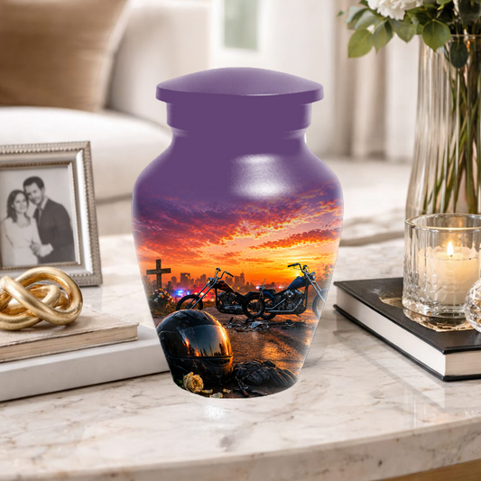 Motorcycle Cremation Urn for Men | Custom Memorial Urns for Ashes