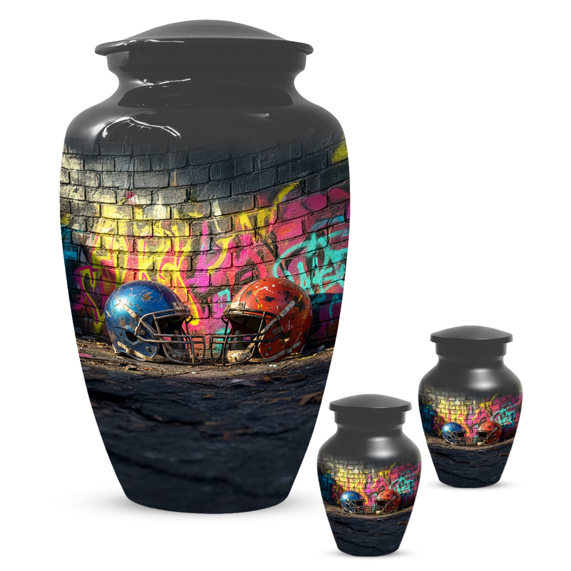 Football Helmet Urn for Dad – Custom Sports Cremation Urn for Ashes