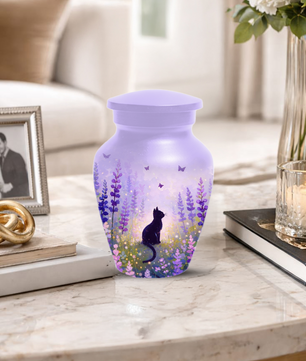 Cat Urn for Mom | Beautiful Cat Cremation  Large Urn for Mother|Funeral Urn for Human Ashes