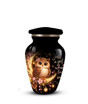 Owl Cremation Urn for Ashes | Personalized Owl Memorial Urn | Cute Bird Funeral Urn