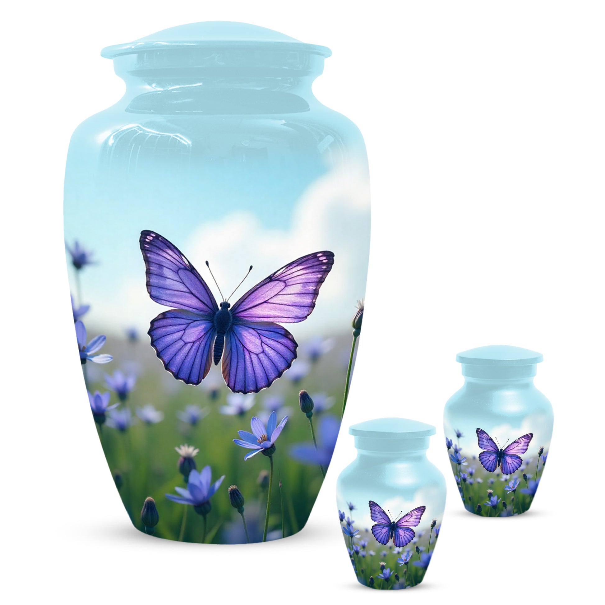 Monarch Butterfly Urn for Human Ashes | Elegant Monarch Butterfly Cremation Urn for Adult Ashes