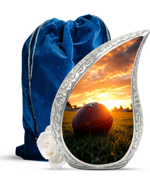 Football Cremation Vessel – Adult Urn for Human Ashes
