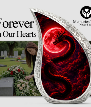 Dragon Urn for Adult Ashes – Dragon Themed Cremation Urn for Burial