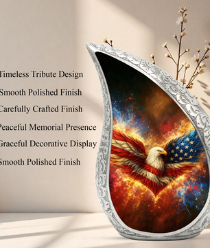 American Eagle Patriotic Cremation Urn | Adult Ashes Urn