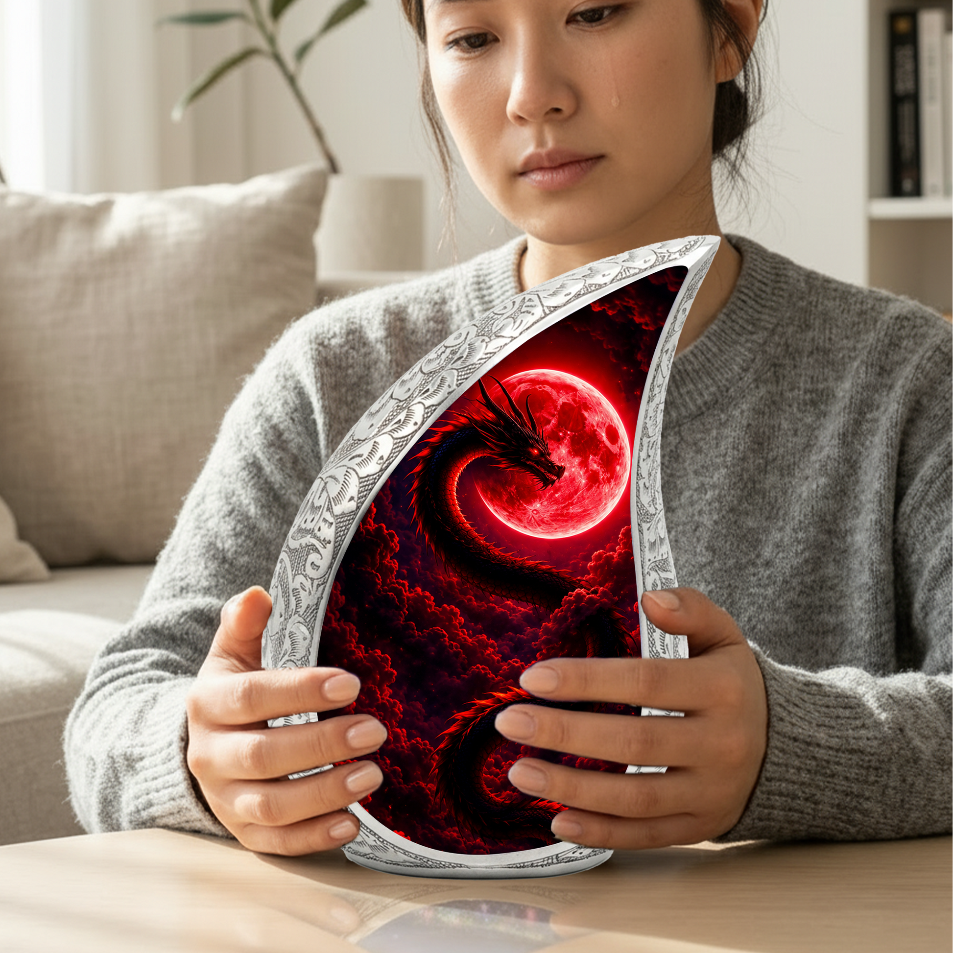 Dragon Urn for Adult Ashes – Dragon Themed Cremation Urn for Burial