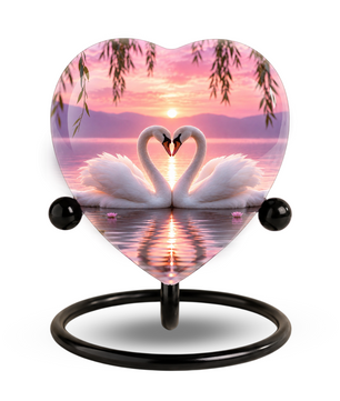 Adult Urn Heart-Shaped Memorial Keepsake – Unique Cremation Urn for Adult Ashes