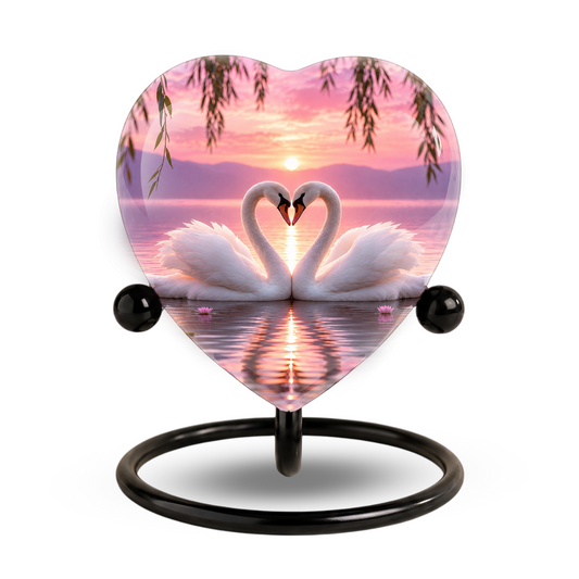 Adult Urn Heart-Shaped Memorial Keepsake – Unique Cremation Urn for Adult Ashes
