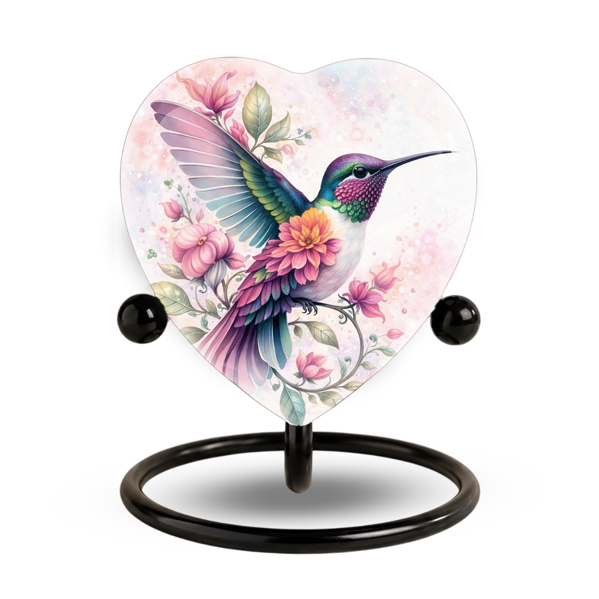 Hummingbird Cremation Urn – Adult Urn for Ashes, Beautiful Memorial Urn for Adults