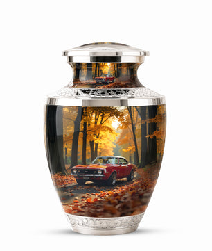 Classic Car Cremation Urn for Dad & Mom, Custom Car Urn for Human Ashes