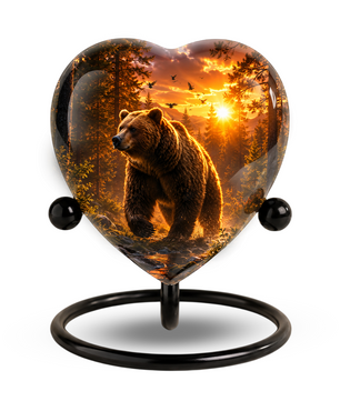 Bear Cremation Urn for Ashes| Personalized Adult Cremation Urn