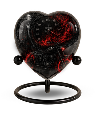 Motorcycle Bike Cremation Urn for Dad – Personalized Adult Male Urn for Ashes
