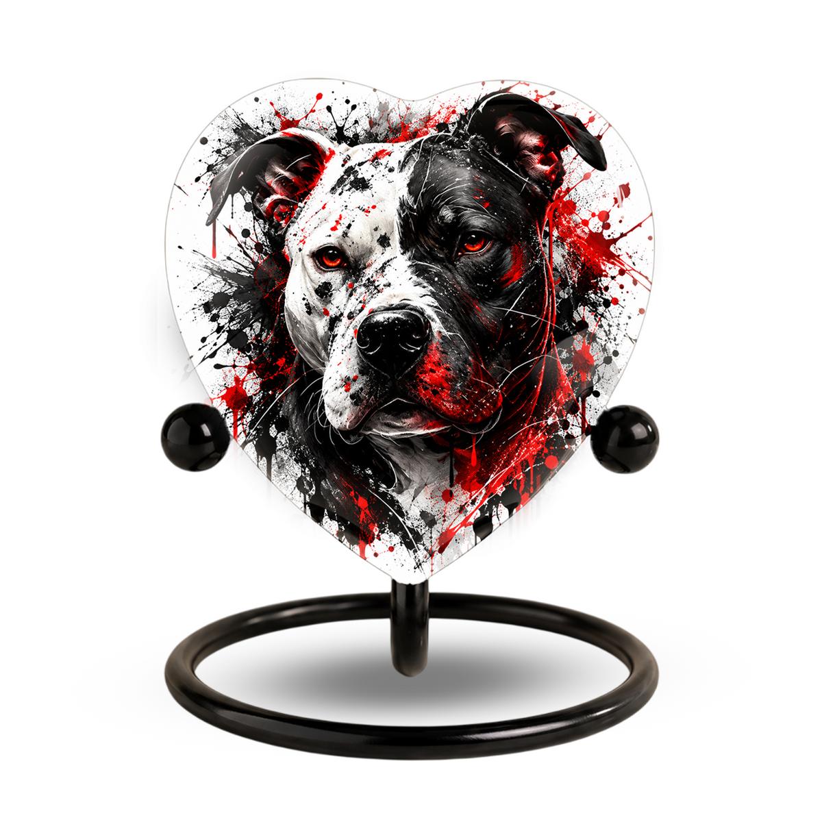 Pitbull Cremation Urn for Ashes, Dog Memorial Urn, Personalized Pit Bull Urn, Pet Keepsake Urn,