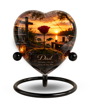 Rose Urn – Adult Urn for Ashes, Rose Cremation Urn & Beautiful Urn for Adult Ashes