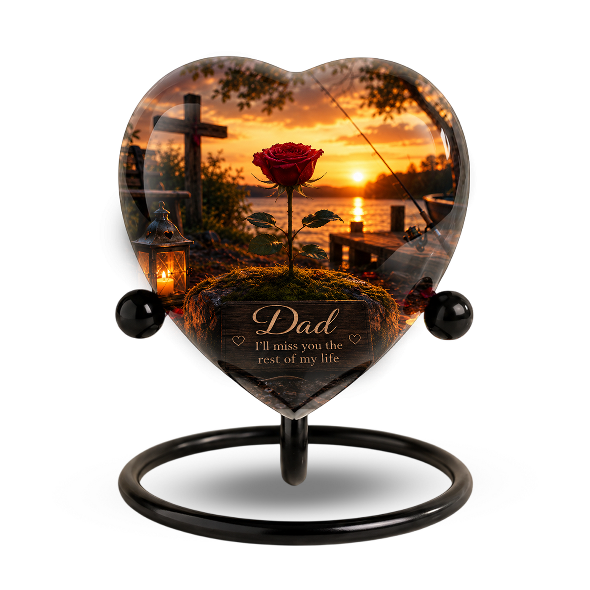 Rose Urn – Adult Urn for Ashes, Rose Cremation Urn & Beautiful Urn for Adult Ashes