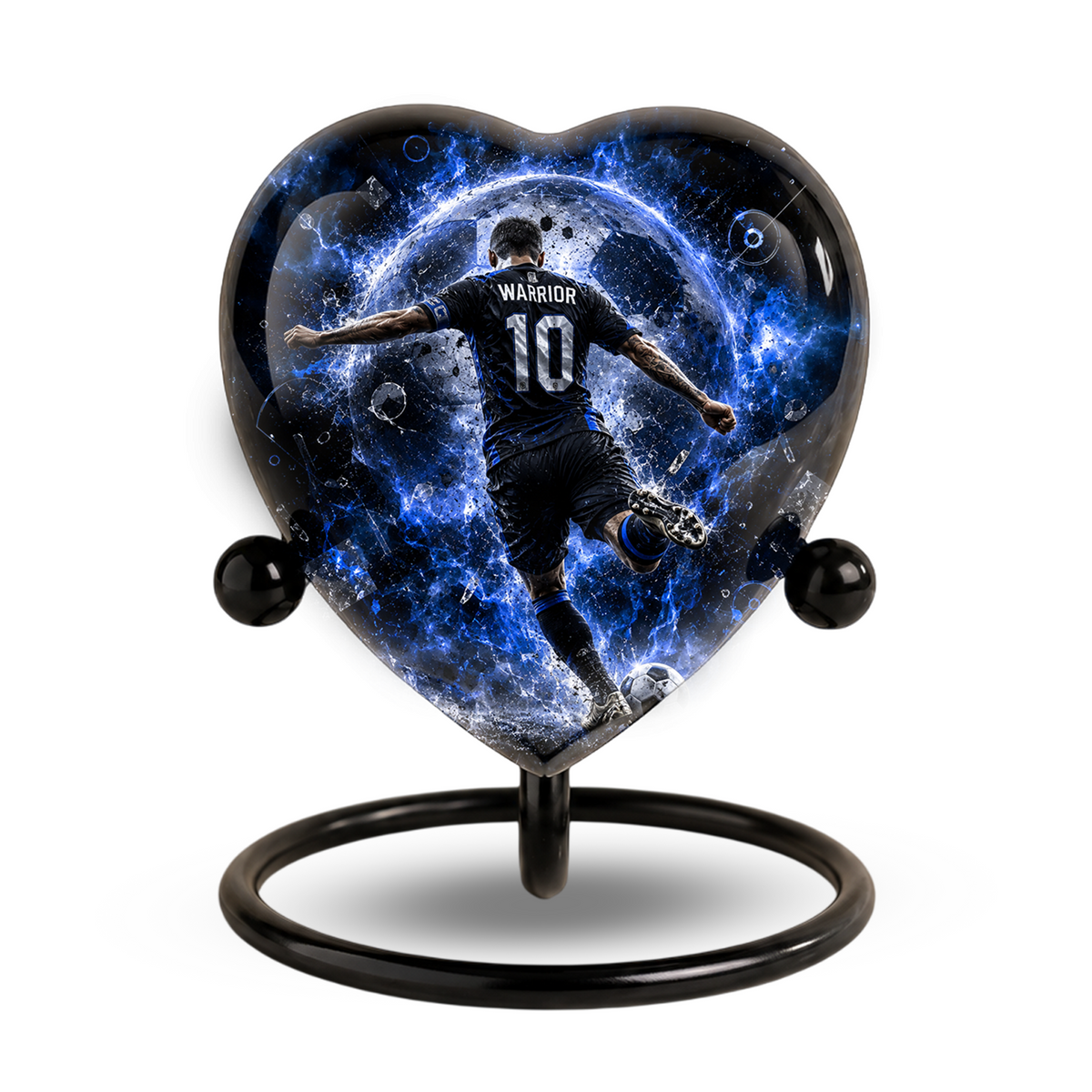 Personalized Soccer Cremation Urn for Ashes | Adult Sports Memorial Urn for Dad & Men