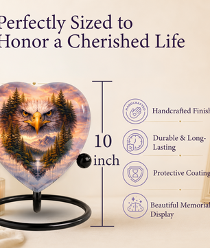 Eagle Mountain Forest Urn, Adult Urn, Urns for Adult Ashes, Adult Urns, Adult Urns for Ashes, Adult Cremation Urn