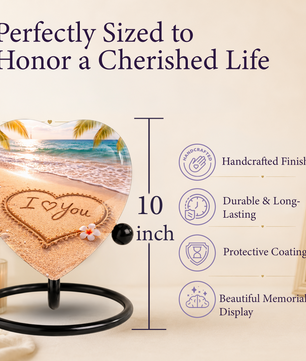 Beach Urn, Beach Urns for Human Ashes, Beach Themed Urn, Beach Cremation Urn