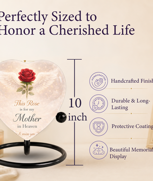 Rose Wings Urn for Adult Ashes – Angel Wings Adult Cremation Memorial Urn